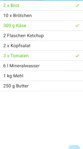 Einfacher Einkaufszettel screenshot