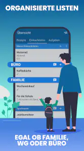 Einkaufsliste — Lister screenshot