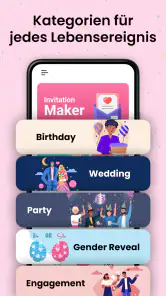 Einladungskarten Erstellen screenshot
