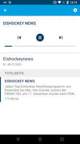Eishockey News E-Paper screenshot
