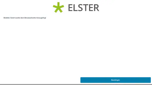 ElsterSecure - sicherer Login screenshot