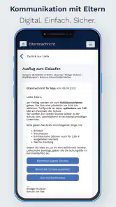 Elternnachricht screenshot