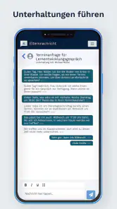 Elternnachricht screenshot