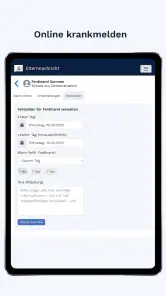 Elternnachricht screenshot