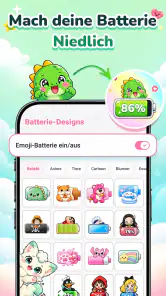 Emoji Battery: Status Bar Icon screenshot