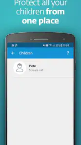 ESET Parental Control screenshot