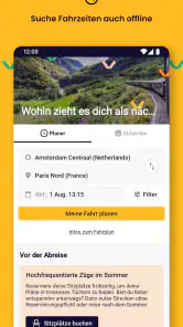 Eurail/Interrail Rail Planer screenshot