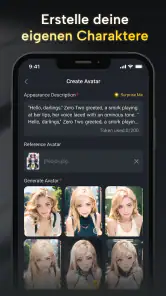 Fantasia: Charakter-KI-Chat screenshot