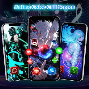 Farbige Anrufbildschirm-Design screenshot
