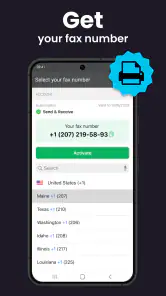 FAX-App: Fax vom Handy screenshot