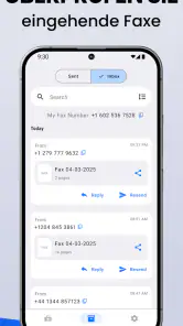FaxFree: Fax senden vom Handy screenshot