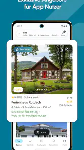 ferienwohnungen.de: Suchportal screenshot