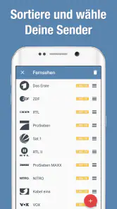 Fernsehen App mit Live TV screenshot