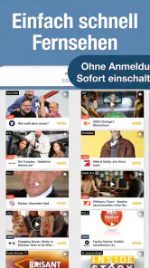 Fernsehen App mit Live TV screenshot