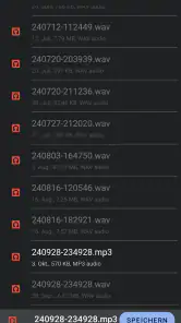 FieldRecorder's wav2mp3 screenshot