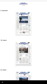 Finanz und Wirtschaft E-Paper screenshot