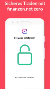 finanzen.net zero Secure TAN screenshot