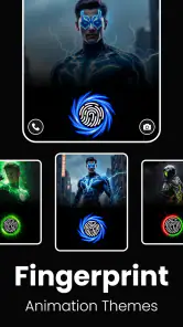 Fingerprint Animation Theme screenshot