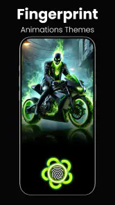 Fingerprint Animation Theme screenshot