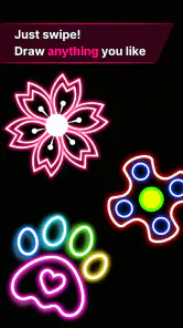 Fingerspinner: Glow Art Draw screenshot