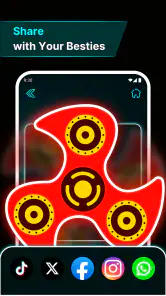 Fingerspinner: Glow Art Draw screenshot