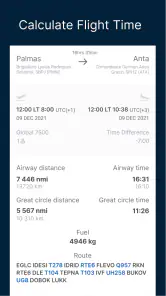 Flight Time Calculator screenshot