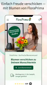 FloraPrima Blumenversand screenshot