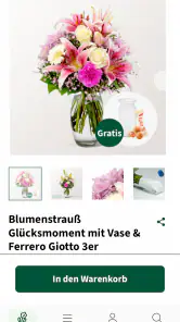 FloraPrima Blumenversand screenshot