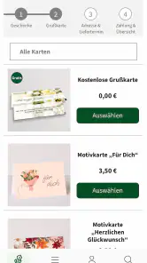 FloraPrima Blumenversand screenshot