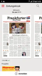 FNP Zeitung screenshot