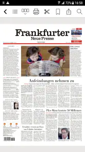 FNP Zeitung screenshot