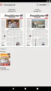 FNP Zeitung screenshot
