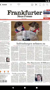 FNP Zeitung screenshot