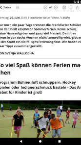 FNP Zeitung screenshot