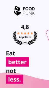 Foodpunk - dein Ernährungsplan screenshot