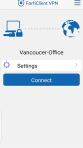 FortiClient VPN screenshot