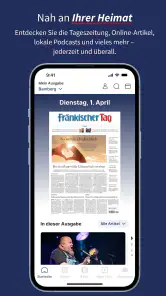 Fränkischer Tag E-Paper screenshot