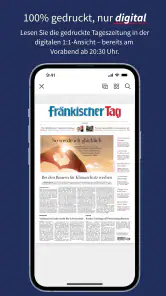 Fränkischer Tag E-Paper screenshot