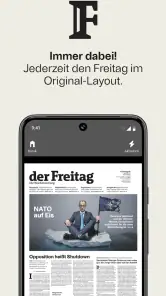 Freitag E-Paper screenshot
