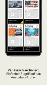 Freitag E-Paper screenshot