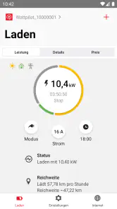 Fronius Solar.wattpilot screenshot