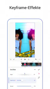Funimate Videobearbeitung App screenshot