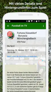 Fussball im TV live screenshot