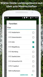 Fussball im TV live screenshot