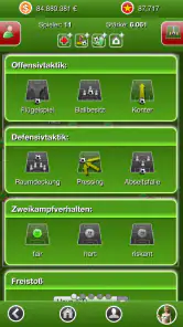 Fussballcup Fussballmanager screenshot