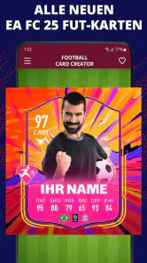 Fußball Card Creator FC 25 screenshot