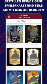 Fußball Card Creator FC 25 screenshot
