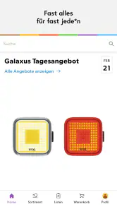 Galaxus – dein Onlineshop screenshot