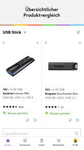 Galaxus – dein Onlineshop screenshot