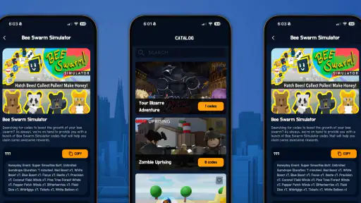 Game Codes for Roblox screenshot